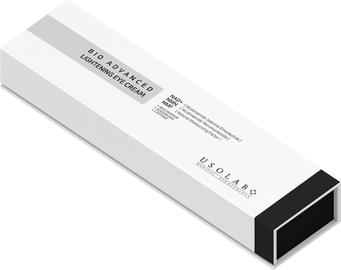 Освітлюючий, протинабряковий та омолоджуючий крем для очей USOLAB Bio Advanced Lightening Eye Cream, 25ml