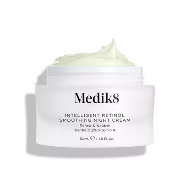 Відновлюючий та живильний нічний крем з 0,2% ретинолу MEDIK8 INTELLIGENT RETINOL&reg; SMOOTHING NIGHT CREAM, 50ml