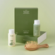 Набір для волосся ANILLO Patchouli Garden Damage Repair Hair and Brush Set, 55ml*2, міні щітка