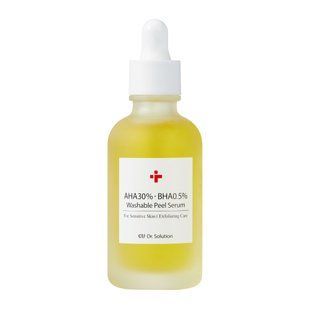 Пілінг-серум з кислотами CU Skin Dr. Solution AHA 30% BHA 0.5% Washable Peel Serum 50 ml