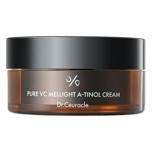 Подвійний крем з вітаміном С, ретинолом і керамідами DR. CEURACLE Pure Vc Mellight A-Tinol Cream, 70г