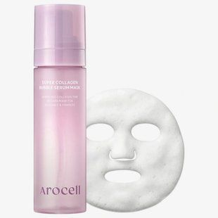 Бульбашкова сироватка-маска з колагеном Arocell Collagen Bubble Serum Mask, 90ml