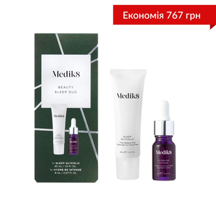 Лімітований набір для відлущення та зволоження "Спляча красуня" MEDIK8 BEAUTY SLEEP DUO, 30ml+8ml