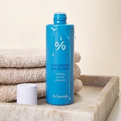 Зволожувальний тонік-ексфоліант з BHA 2% та гіалуроновою кислотою Dr.Ceuracle Hyal Reyouth BHA 2% Tonic, 100ml