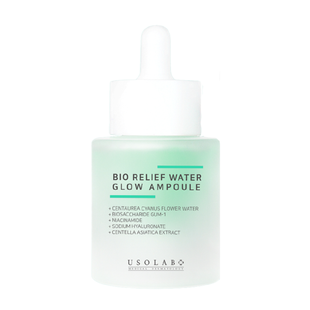 Заспокійлива, гідратуюча та протинабрякова сироватка Usolab Bio Relief Water Glow Ampoule, 30ml