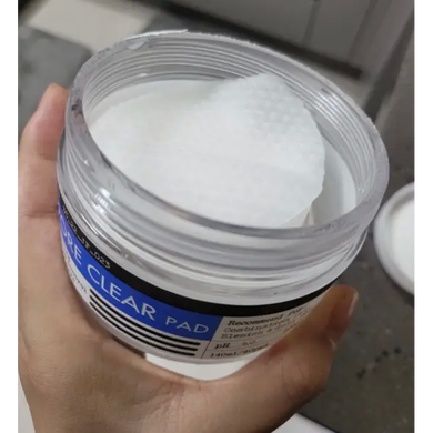 Кислотні педи для відлущення та очищення пор Derma factory Pore Clear Pad, 40шт