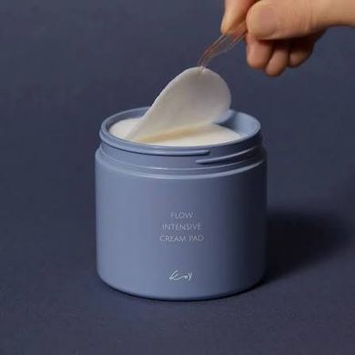 Тонер-педи для обличчя з гіалуроновою кислотою та церамідами KOY Flow Intensive CreamPad, 190ml/50pad