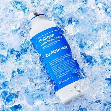 Глибокоочищаючий шампунь з ефектом охолодження Dr.Forhair Folligen Deep Clean Cooling Shampoo, 300ml