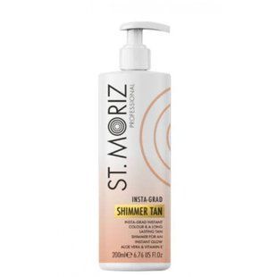 Засіб для легкої засмаги з ефектом шимеру St. Moriz Professional Insta-Grad Shimmer Tan 200ml