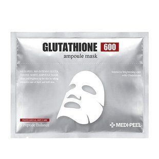 Антиоксидантна тканинна маска з глутатіоном та вітамінами Medi-Peel Bio-Intense Glutathione White Ampoule Mask 30 ml