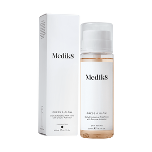 Щоденний відлущувальний тонік із РНА й активатором ферментів Medik8 Press & Glow, 200ml