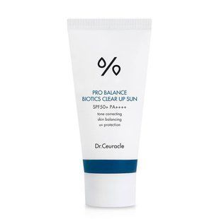Сонцезахсний крем з пробіотиками Dr.Ceuracle Pro Balance Biotics Clear Up Sun SPF 50+ PA+++ 50мл+