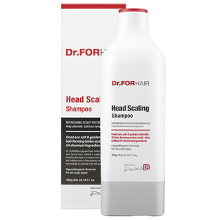 Шампунь з частинками солі для глибокого очищення шкіри голови Dr.FORHAIR Head Scaling Shampoo 400 мл