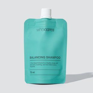 Тревел-пак шампуню безсульфатного Whocares Balancing Shampoo, 75ml